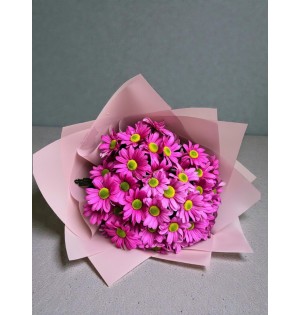 Mor İthal Papatya Buketi