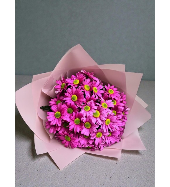 Mor İthal Papatya Buketi