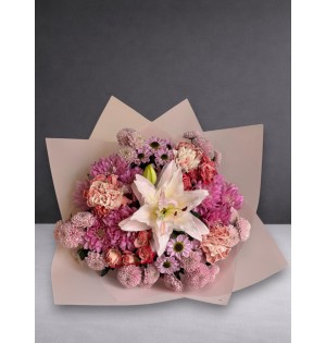 Blush Double Lily Garden