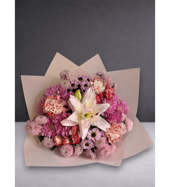 Blush Double Lily Garden